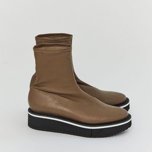 Clergerie Berta Taupe Ankle Boots